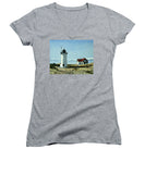 Race Point Lighthouse Provincetown Cape Cod Massachusetts - Women's V-Neck