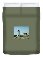 Race Point Lighthouse Provincetown Cape Cod Massachusetts - Duvet Cover
