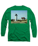 Race Point Lighthouse Provincetown Cape Cod Massachusetts - Long Sleeve T-Shirt