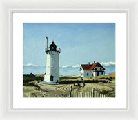 Race Point Lighthouse Provincetown Cape Cod Massachusetts - Framed Print