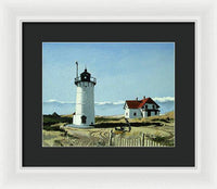 Race Point Lighthouse Provincetown Cape Cod Massachusetts - Framed Print
