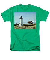 Race Point Lighthouse Provincetown Cape Cod Massachusetts - Men's T-Shirt  (Regular Fit)