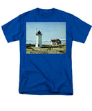 Race Point Lighthouse Provincetown Cape Cod Massachusetts - Men's T-Shirt  (Regular Fit)