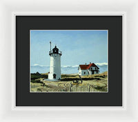 Race Point Lighthouse Provincetown Cape Cod Massachusetts - Framed Print