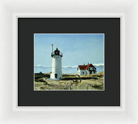 Race Point Lighthouse Provincetown Cape Cod Massachusetts - Framed Print