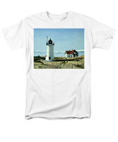 Race Point Lighthouse Provincetown Cape Cod Massachusetts - Men's T-Shirt  (Regular Fit)