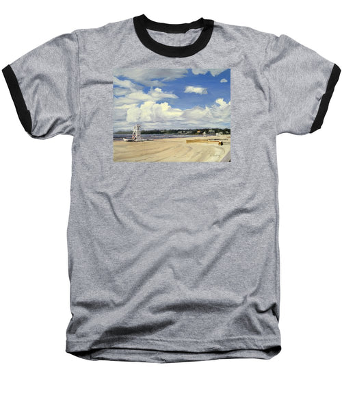 Second Beach Newport Rhode Island - Baseball T-Shirt