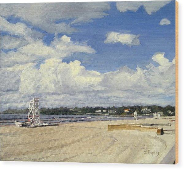 Second Beach Newport Rhode Island - Wood Print