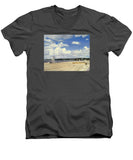 Second Beach Newport Rhode Island - Men's V-Neck T-Shirt