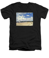 Second Beach Newport Rhode Island - Men's V-Neck T-Shirt