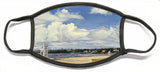 Second Beach Newport Rhode Island - Face Mask