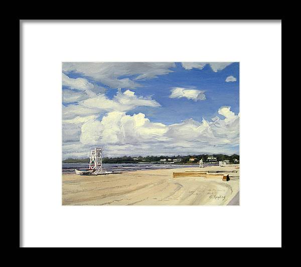 Second Beach Newport Rhode Island - Framed Print