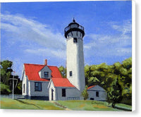 West Chop Lighthouse Martha's Vineyard Massachusetts - Canvas Print