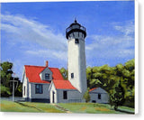 West Chop Lighthouse Martha's Vineyard Massachusetts - Canvas Print