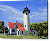 West Chop Lighthouse Martha's Vineyard Massachusetts - Canvas Print