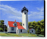 West Chop Lighthouse Martha's Vineyard Massachusetts - Canvas Print