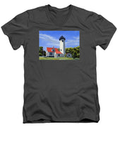West Chop Lighthouse Martha's Vineyard Massachusetts - Men's V-Neck T-Shirt