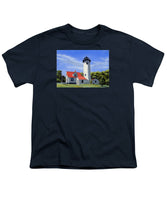 West Chop Lighthouse Martha's Vineyard Massachusetts - Youth T-Shirt