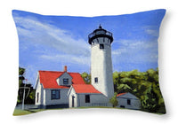 West Chop Lighthouse Martha's Vineyard Massachusetts - Throw Pillow