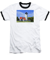 West Chop Lighthouse Martha's Vineyard Massachusetts - Baseball T-Shirt