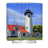 West Chop Lighthouse Martha's Vineyard Massachusetts - Shower Curtain