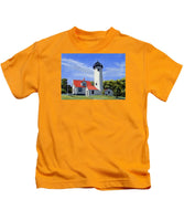West Chop Lighthouse Martha's Vineyard Massachusetts - Kids T-Shirt