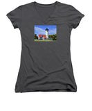 West Chop Lighthouse Martha's Vineyard Massachusetts - Women's V-Neck
