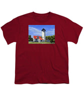 West Chop Lighthouse Martha's Vineyard Massachusetts - Youth T-Shirt