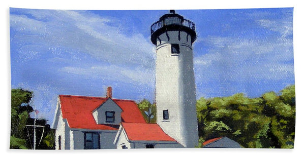 West Chop Lighthouse Martha's Vineyard Massachusetts - Beach Towel