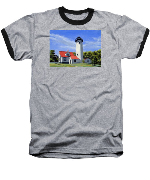 West Chop Lighthouse Martha's Vineyard Massachusetts - Baseball T-Shirt