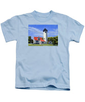 West Chop Lighthouse Martha's Vineyard Massachusetts - Kids T-Shirt