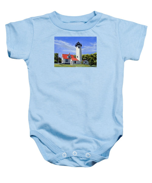 West Chop Lighthouse Martha's Vineyard Massachusetts - Baby Onesie