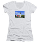 West Chop Lighthouse Martha's Vineyard Massachusetts - Women's V-Neck