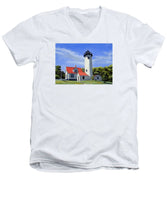 West Chop Lighthouse Martha's Vineyard Massachusetts - Men's V-Neck T-Shirt