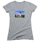 West Chop Lighthouse Martha's Vineyard Massachusetts - Women's V-Neck