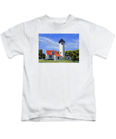 West Chop Lighthouse Martha's Vineyard Massachusetts - Kids T-Shirt