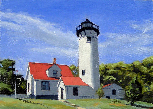 West Chop Lighthouse Martha's Vineyard Massachusetts - Art Print