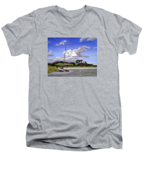 Bailey's Beach Newport Rhode Island - Men's V-Neck T-Shirt