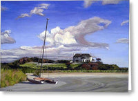 Bailey's Beach Newport Rhode Island - Greeting Card