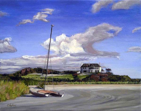Bailey's Beach Newport Rhode Island - Art Print