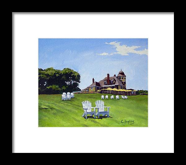 Castle Hill Inn Newport Rhode Island - Framed Print
