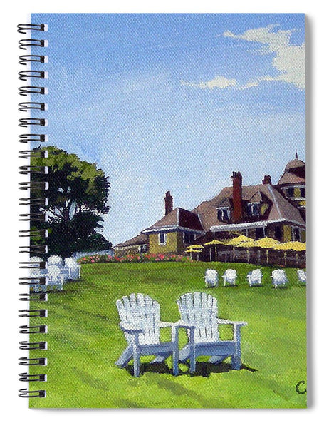 Castle Hill Inn Newport Rhode Island - Spiral Notebook