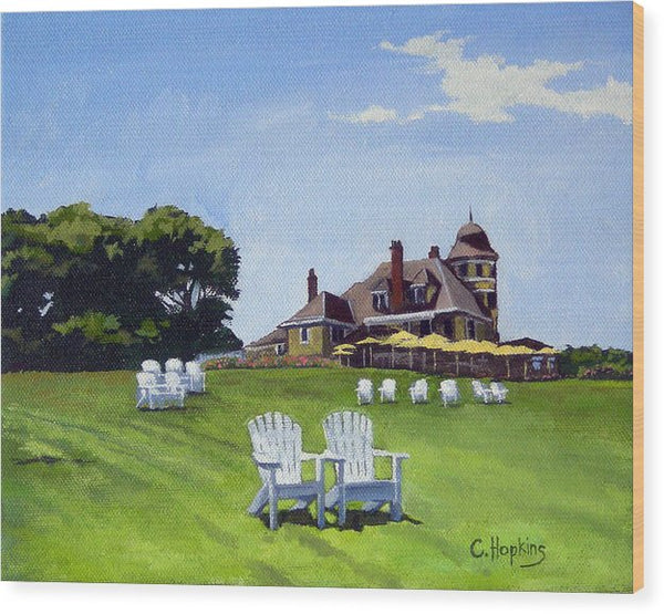 Castle Hill Inn Newport Rhode Island - Wood Print