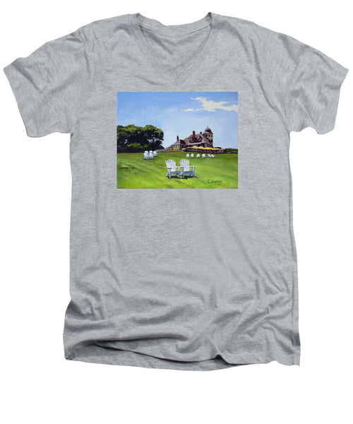 Castle Hill Inn Newport Rhode Island - Men's V-Neck T-Shirt