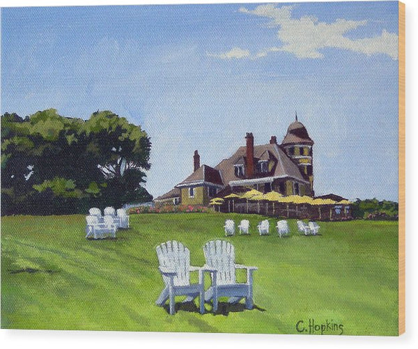 Castle Hill Inn Newport Rhode Island - Wood Print