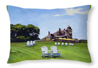 Castle Hill Inn Newport Rhode Island - Throw Pillow