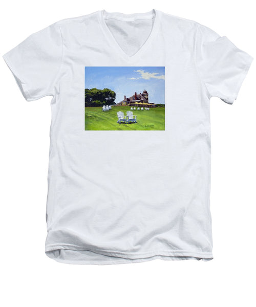Castle Hill Inn Newport Rhode Island - Men's V-Neck T-Shirt
