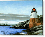 Castle Hill Lighthouse Newport Rhode Island - Canvas Print