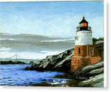Castle Hill Lighthouse Newport Rhode Island - Canvas Print