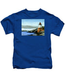 Castle Hill Lighthouse Newport Rhode Island - Kids T-Shirt
